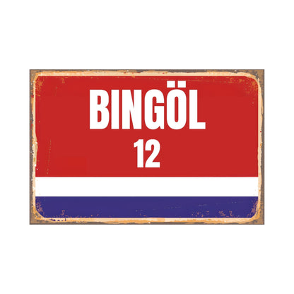 Städte Wandschilder