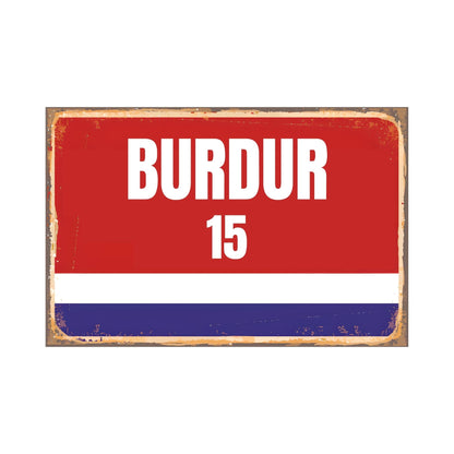 Städte Wandschilder