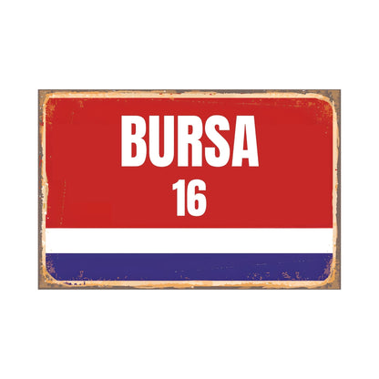 Städte Wandschilder