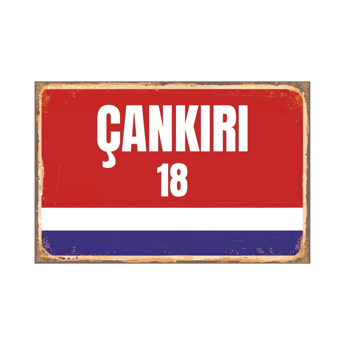 Städte Wandschilder