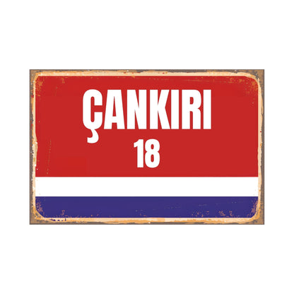 Städte Wandschilder