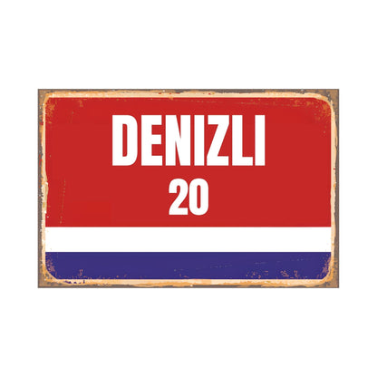 Städte Wandschilder