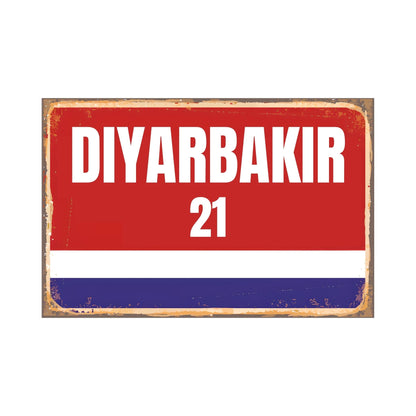 Städte Wandschilder