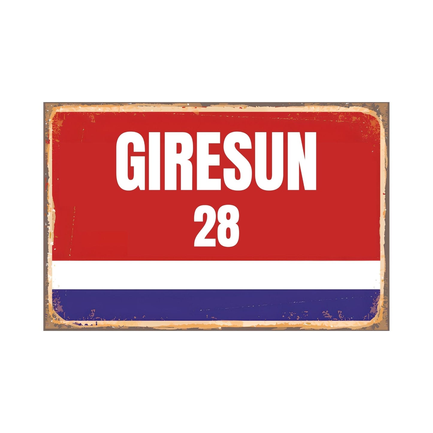 Städte Wandschilder