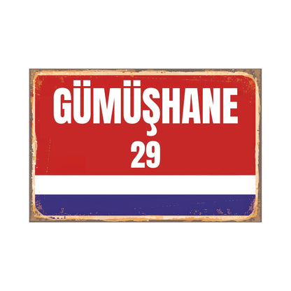 Städte Wandschilder