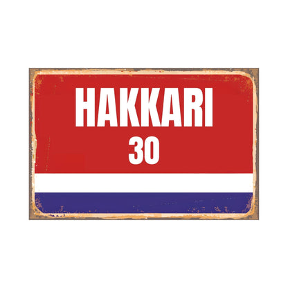 Städte Wandschilder