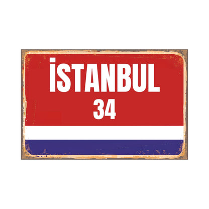 Städte Wandschilder