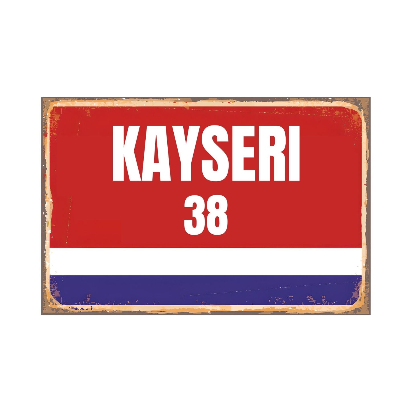 Städte Wandschilder