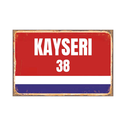 Städte Wandschilder