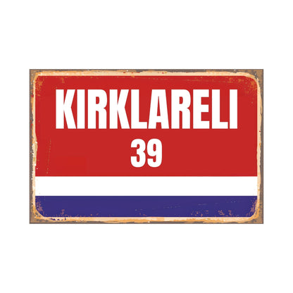 Städte Wandschilder