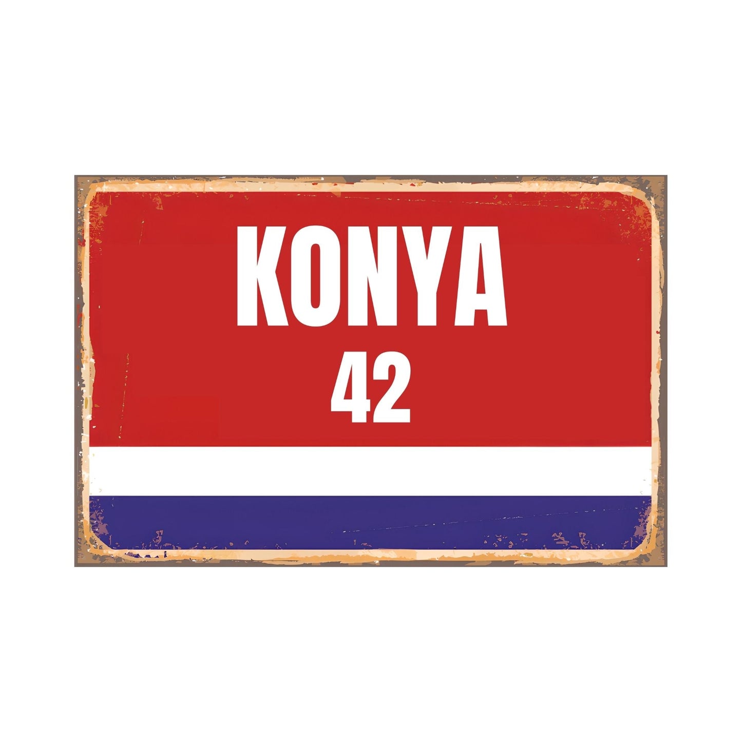 Städte Wandschilder