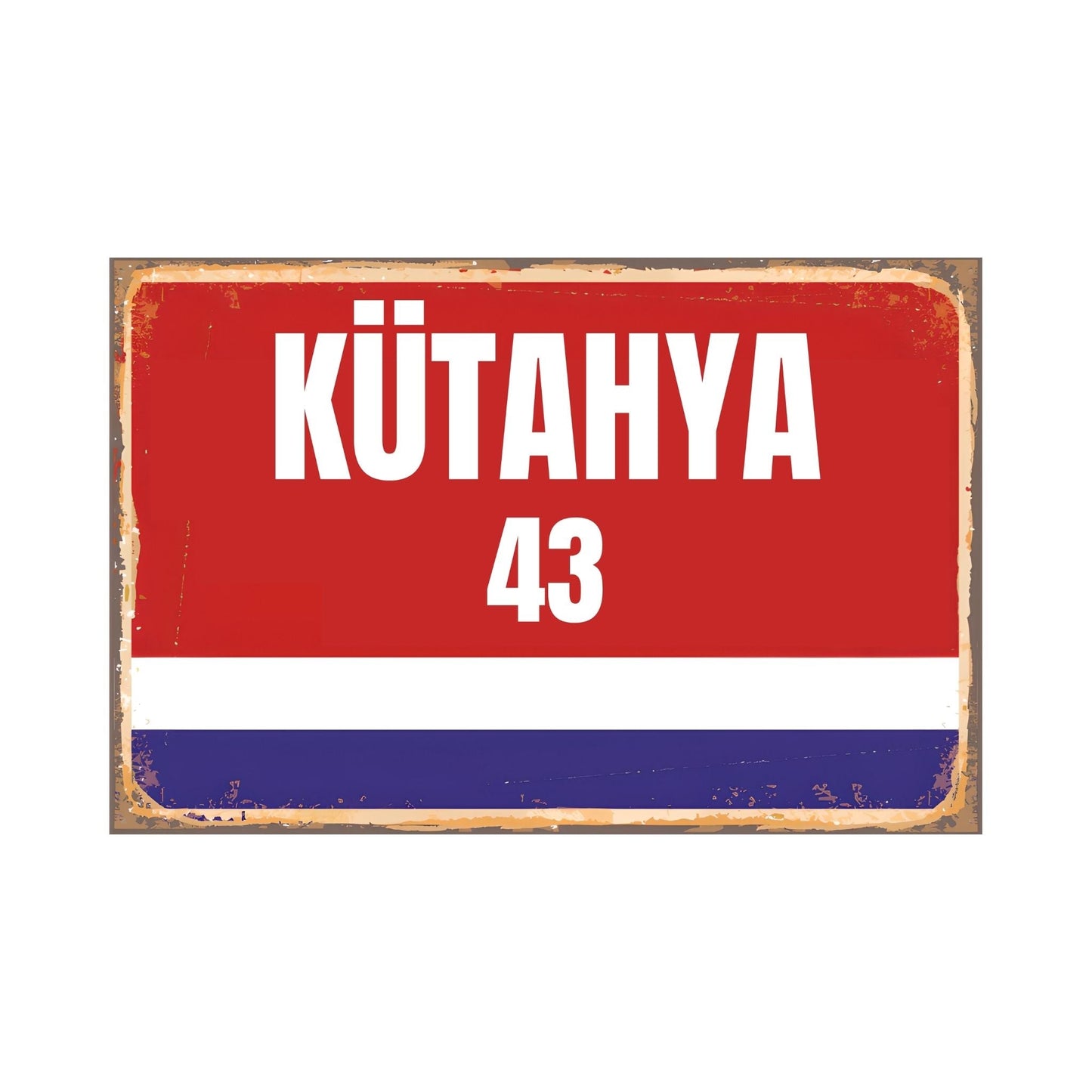 Städte Wandschilder