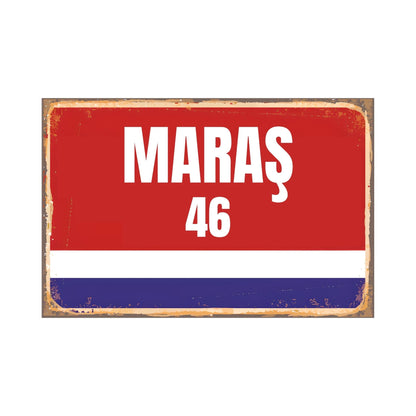 Städte Wandschilder