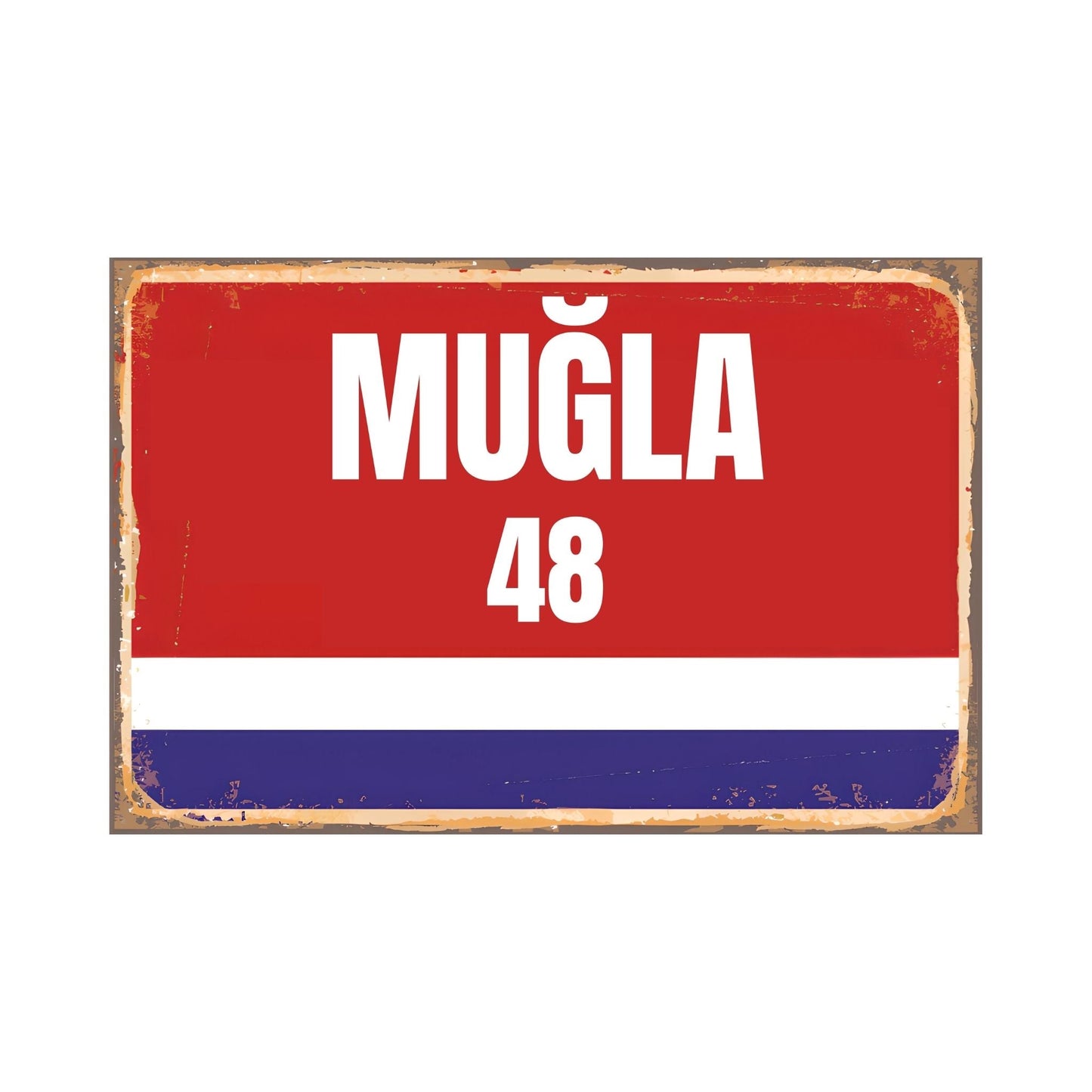 Städte Wandschilder