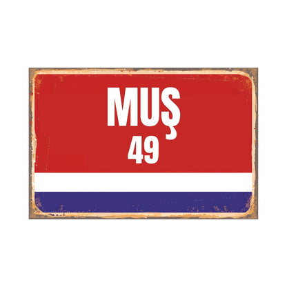 Städte Wandschilder