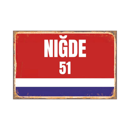 Städte Wandschilder