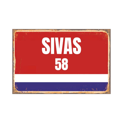 Städte Wandschilder