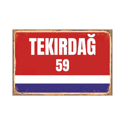 Städte Wandschilder