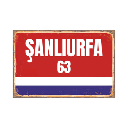 Städte Wandschilder