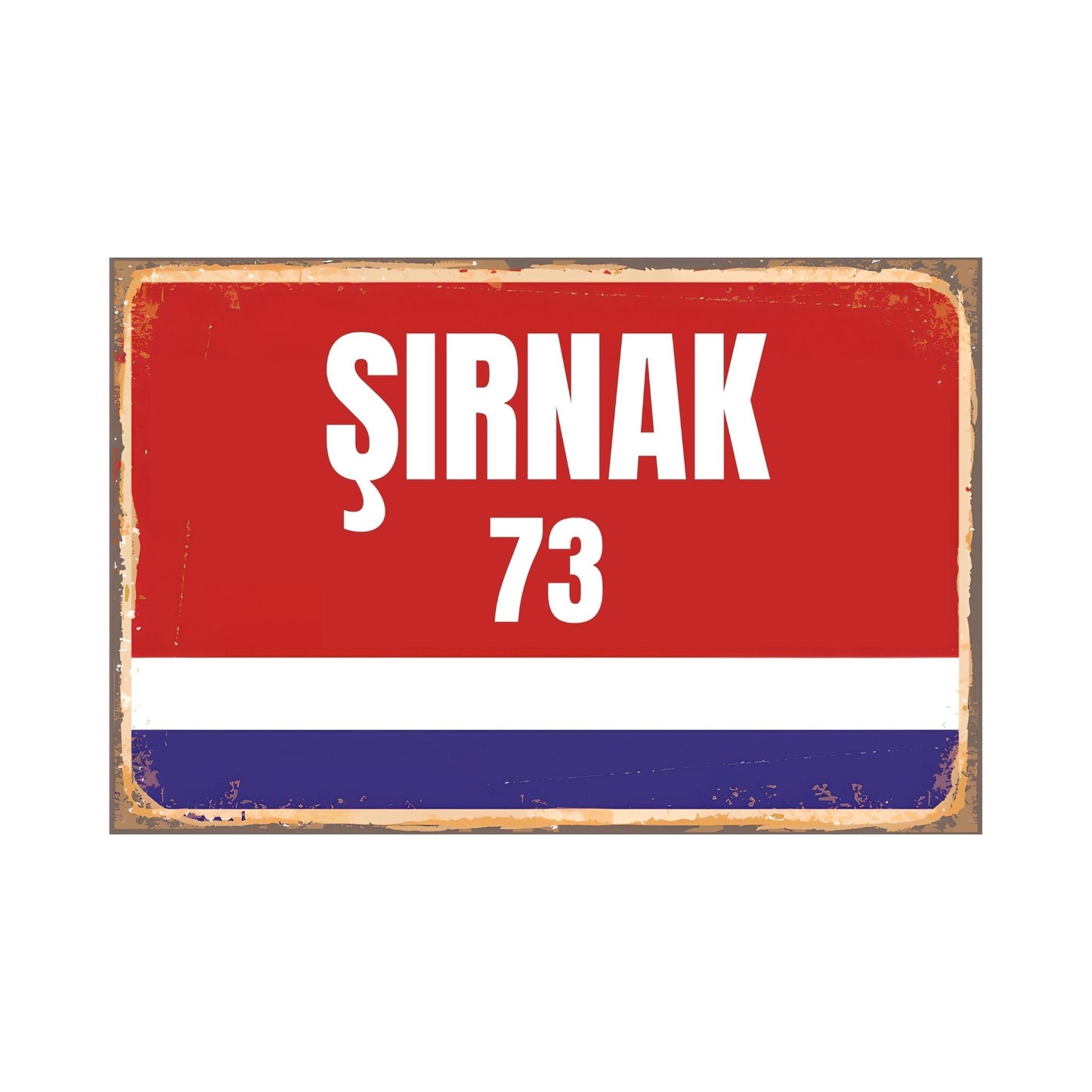 Städte Wandschilder