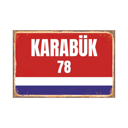 Städte Wandschilder