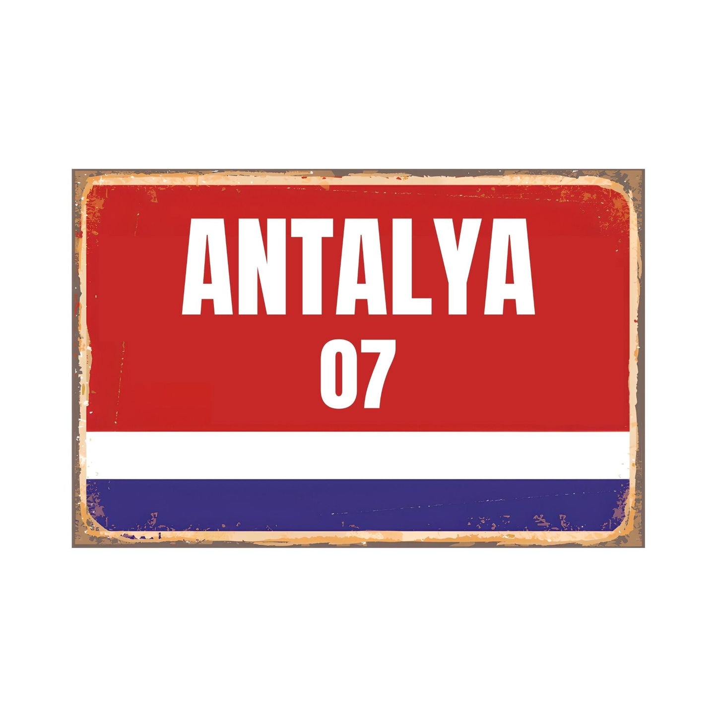 Städte Wandschilder