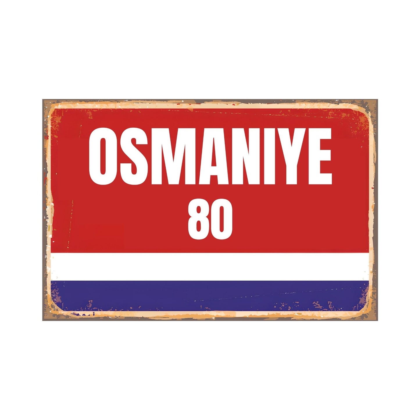 Städte Wandschilder