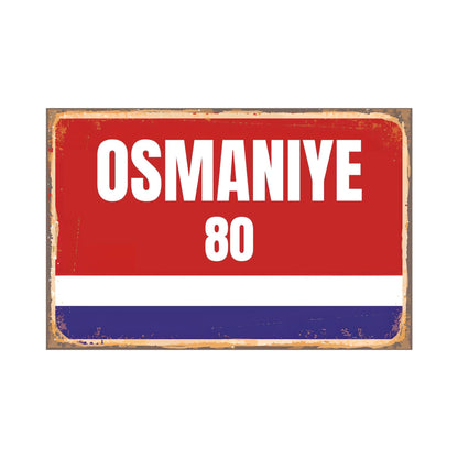 Städte Wandschilder