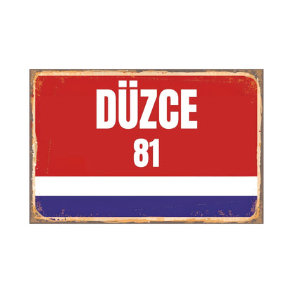 Städte Wandschilder