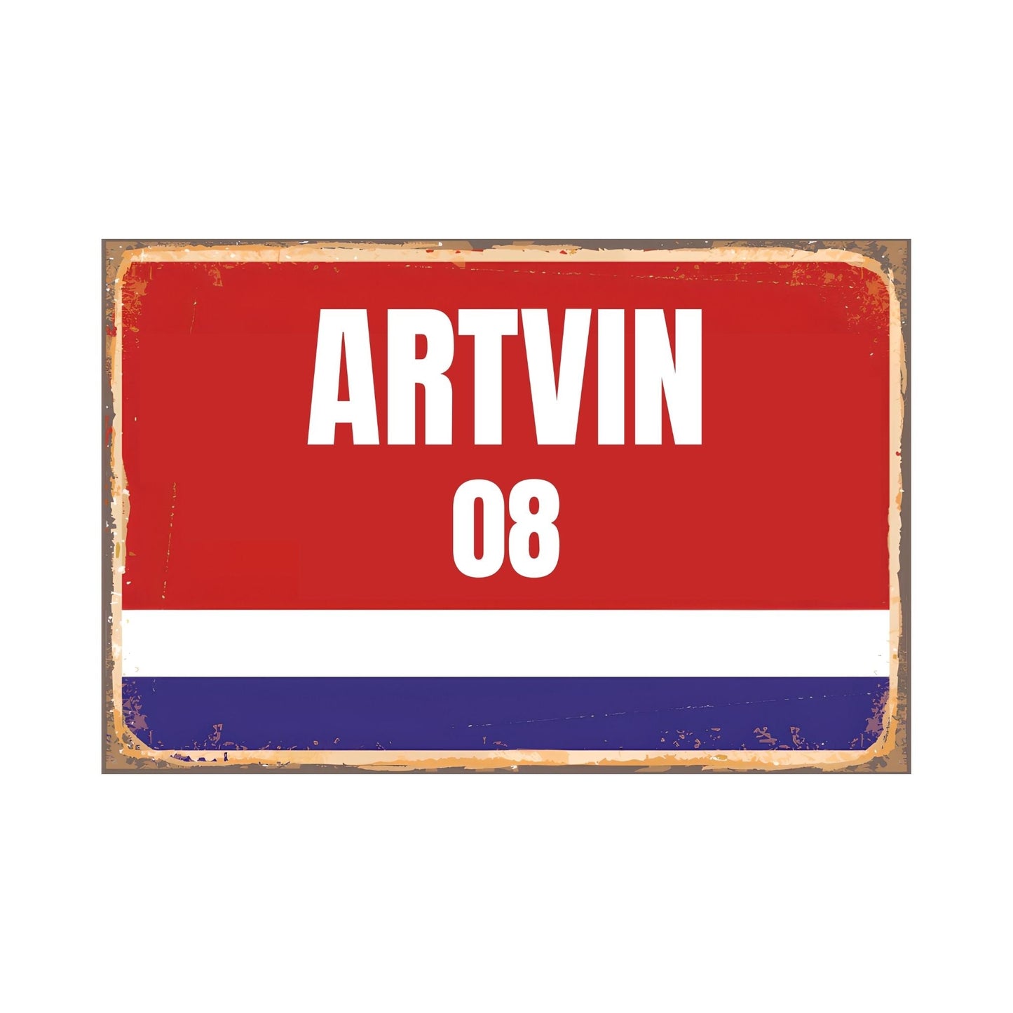 Städte Wandschilder