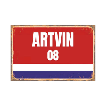 Städte Wandschilder