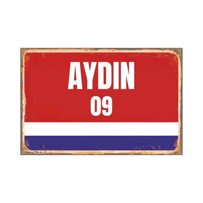 Städte Wandschilder