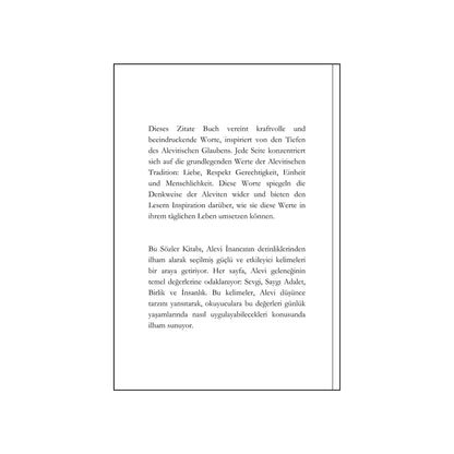 Alevitisches Zitate Buch (Vorbestellung / Lieferung ab 08.01)